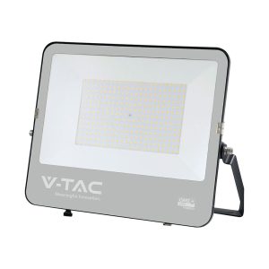 VT-44201 200W FLOODLIGHT CREE CHIP 1M WIRE 6500K BLACK BODY 135LM/W 6YRS WTY IP65